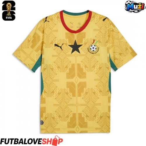 Dres Ghana Preč MS 2026 Krátky Rukáv